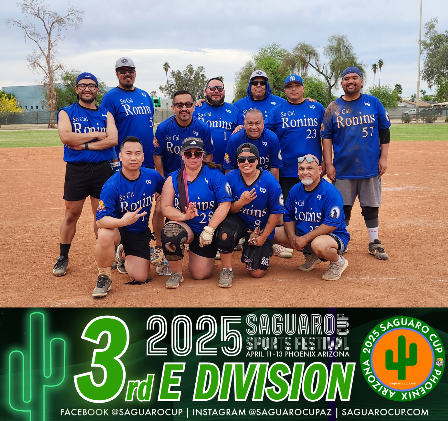 Cactus Cities Softball League | Saguaro Cup 25