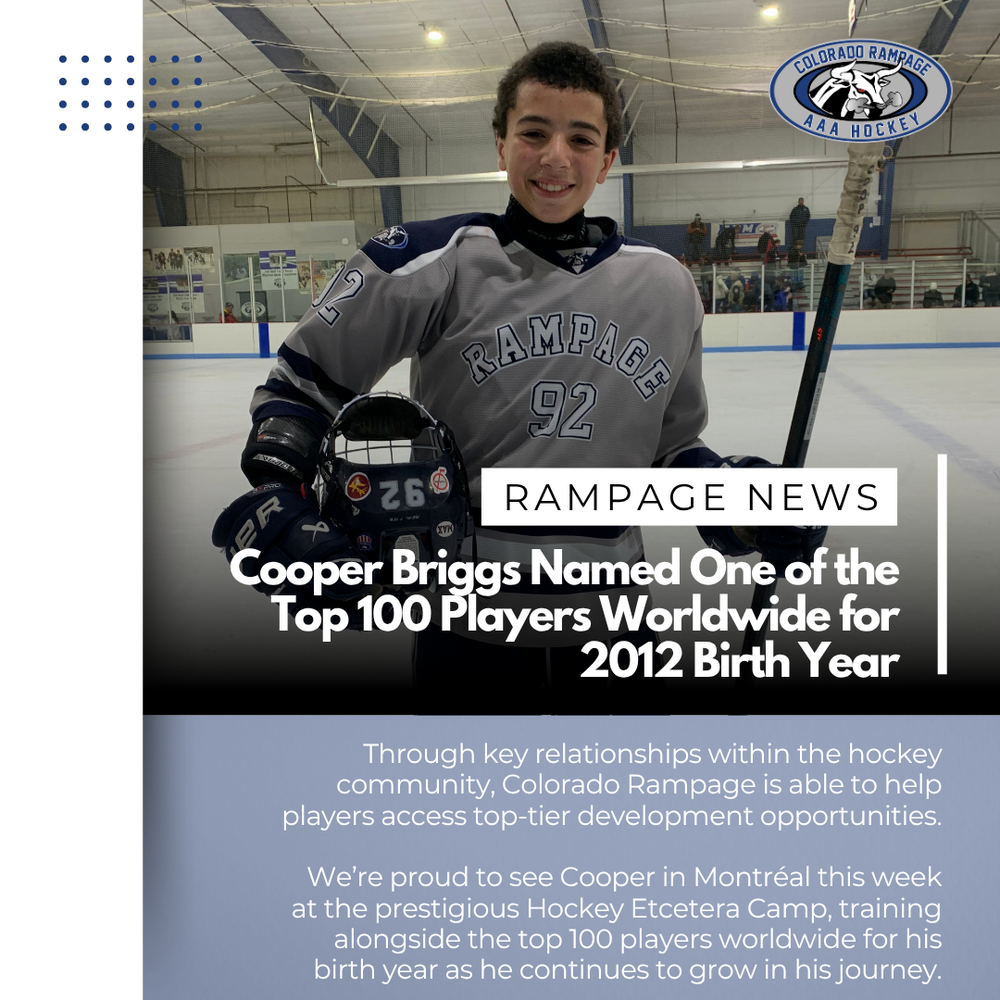 Colorado Rampage AAA Hockey キャップ Colorado Rampage AAA Hockey