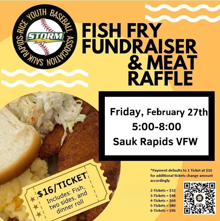 Australia Fish Raffle Sauk Rapids-Rice Youth Baseball Association | Fish Fry & Meat Raffle