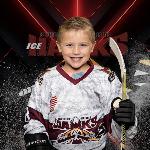 Wesley Rutledge Southern Illinois Ice Hawks | 6u Roster | Fall Hockey Season | Fall 2023-24