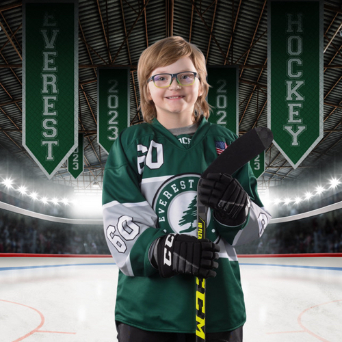 Everest Youth Hockey Mite White Panthers Roster Winter Season 8U